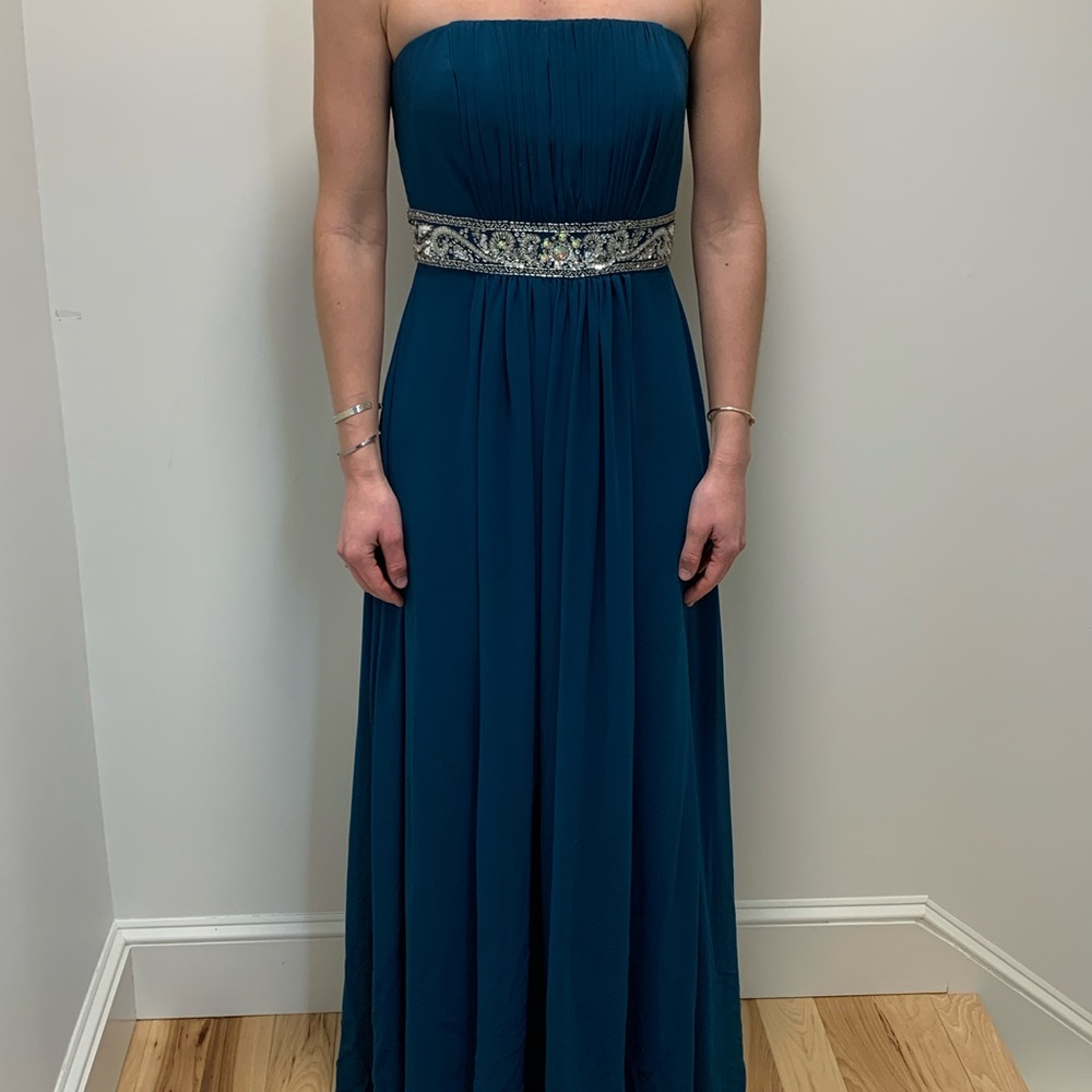 Women’s prom dress with beading